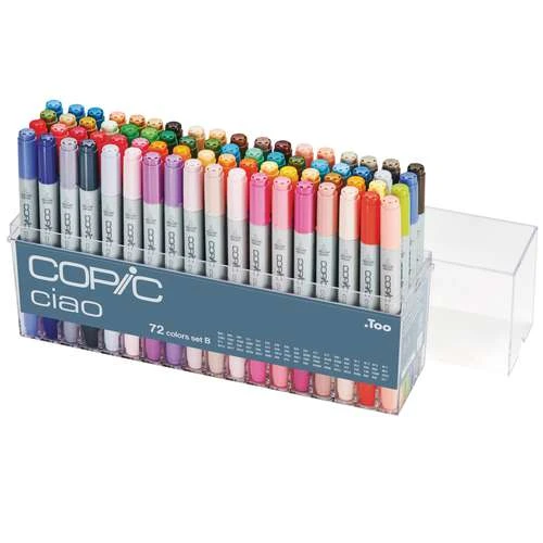 COPIC® | Ciao Marker Set B — 72 Markers 2 COPIC® | Ciao Marker Set B — 72 Markers - Image 2