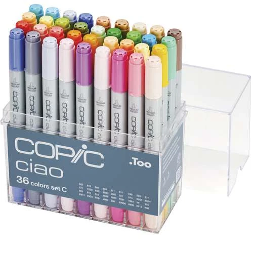 COPIC® | Ciao Marker Set C — 36 Markers 1 COPIC® | Ciao Marker Set C — 36 Markers
