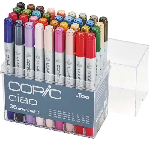 COPIC® | Ciao Marker Set D — 36 Markers 1 COPIC® | Ciao Marker Set D — 36 Markers