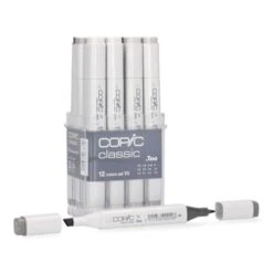 COPIC® | Classic Marker Set — 12 X Toner Grey -Da Vinci Shop COPICC2AE7CclassicmarkersetE2809412xtonergrey 3