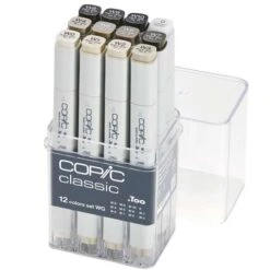 COPIC® | Classic Marker Set — 12 X Warm Grey