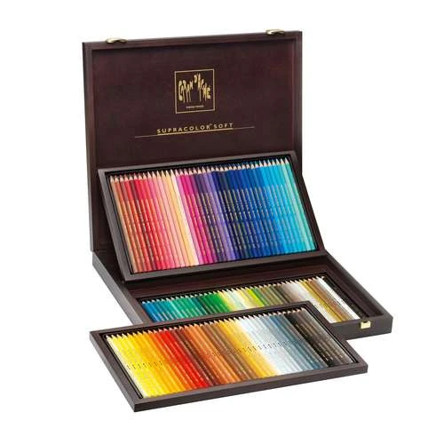 Caran D'Ache Supracolor Soft 120 Watercolour Pencil Set 1 Caran D'Ache Supracolor Soft 120 Watercolour Pencil Set