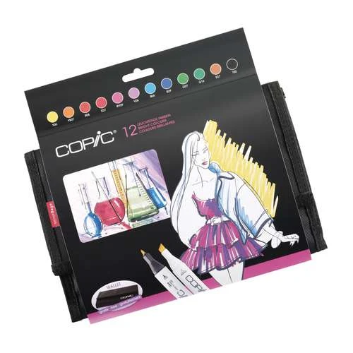 Copic Classic Marker 12 Bright Colours Set 1 Copic Classic Marker 12 Bright Colours Set