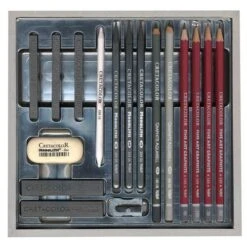 Cretacolor Silver Wooden Box Set 5 Cretacolor Silver Wooden Box Set -Da Vinci Shop CretacolorSilverWoodenBoxSet 2