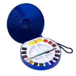 DALER-ROWNEY | Aquafine Watercolour Travel Set β 18 HALF PANS