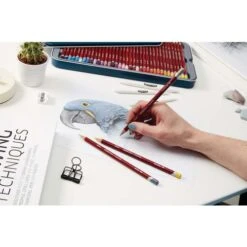 Derwent 48 Pastel Pencil Wooden Box Set -Da Vinci Shop Derwent48PastelPencilWoodenBoxSet 2