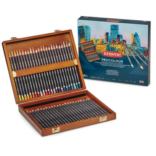 Derwent | Procolour Wooden Box Set — 48 Pencils 1 Derwent | Procolour Wooden Box Set — 48 Pencils