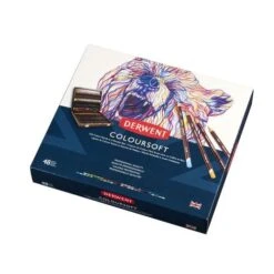 Derwent Coloursoft Wooden Box 48 Pencil Sets -Da Vinci Shop DerwentColoursoftWoodenBox48PencilSets 2