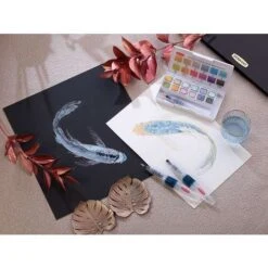 Derwent Inktense Paint Pan Travel Set -Da Vinci Shop DerwentInktensePaintPanTravelSet 4