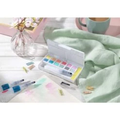 Derwent Pastel Shades Paint Pan Set -Da Vinci Shop DerwentPastelShadesPaintPanSet 5