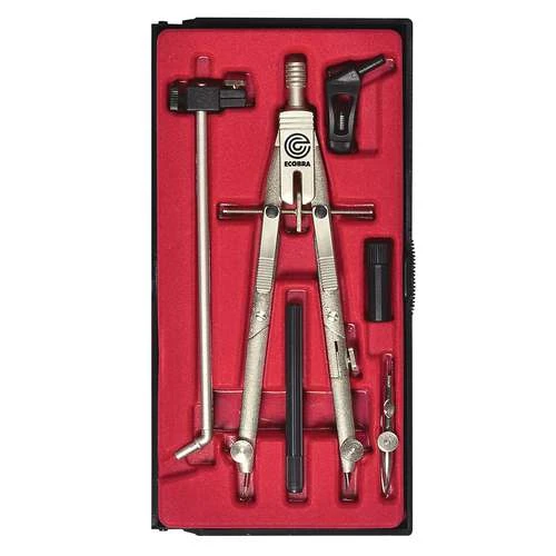 Ecobra Silver Master Quick Action Compass Set 1 Ecobra Silver Master Quick Action Compass Set