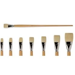 Escoda Clasico Flat Long Handled Oil Brushes Series 4636 8 Escoda Clasico Flat Long Handled Oil Brushes Series 4636 -Da Vinci Shop EscodaClasicoFlatLongHandledOilBrushesSeries4636 2