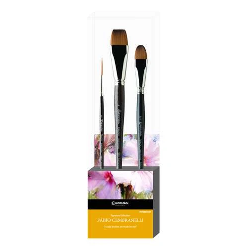 Escoda Fabio Cembranelli Brush Set, Series 8607-2 1 Escoda Fabio Cembranelli Brush Set, Series 8607-2