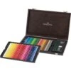 FABER-CASTELL | Polychromos Wooden Box Set — 48 Pencils