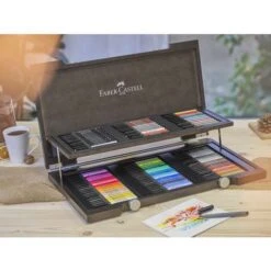 Faber-Castell Pitt Artist Brush Pen Wooden Box Set 8 Faber-Castell Pitt Artist Brush Pen Wooden Box Set -Da Vinci Shop Faber CastellPittArtistBrushPenWoodenBoxSet 2