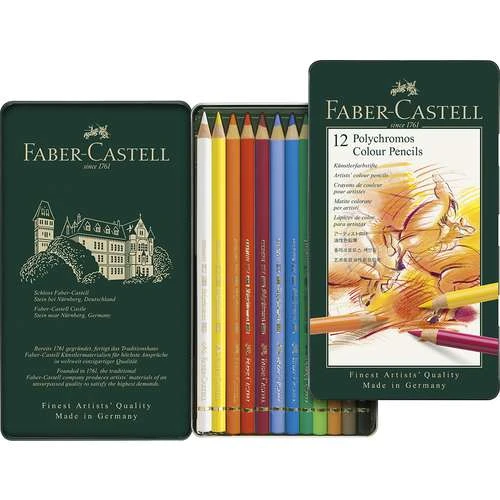 Faber-Castell Polychromos Artists' Colour Pencil Sets 1 Faber-Castell Polychromos Artists' Colour Pencil Sets