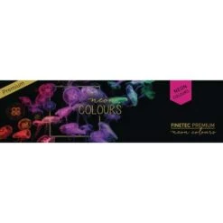 Finetec Premium Paint Set Neon Colours -Da Vinci Shop FinetecPremiumPaintSetNeonColours 2