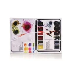 GOLDEN® | QoR® Mini Watercolour Box — 12 Half Pans -Da Vinci Shop GOLDENC2AE7CQoRC2AEMiniWatercolourBoxE2809412halfpans 5