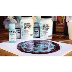 Golden Color Gloss Pouring Medium 10 Golden Color Gloss Pouring Medium -Da Vinci Shop GoldenColorGlossPouringMedium 4