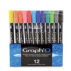 Graph'O Twin Tip Marker Sets -Da Vinci Shop Graph26230393BOTwinTipMarkerSets 5