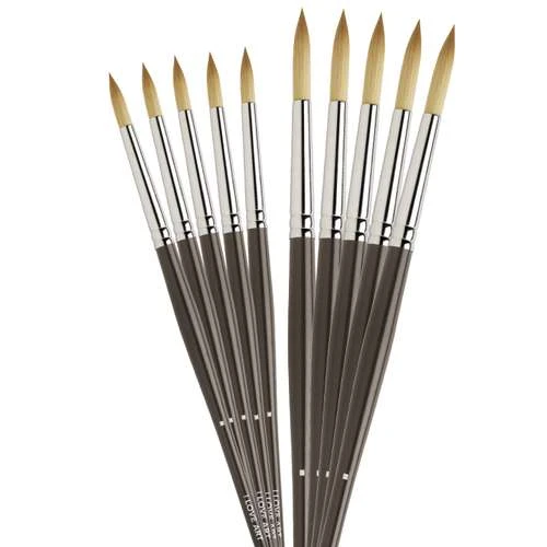 I LOVE ART | Acrylic Round Brush Set — 5+5 Brushes 1 I LOVE ART | Acrylic Round Brush Set — 5+5 Brushes