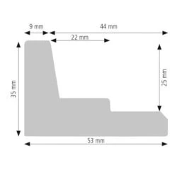 I LOVE ART | Stepped Profile Floater Frames — White 5 I LOVE ART | Stepped Profile Floater Frames — White -Da Vinci Shop ILOVEART7CSteppedProfileFloaterFramesE28094white 2