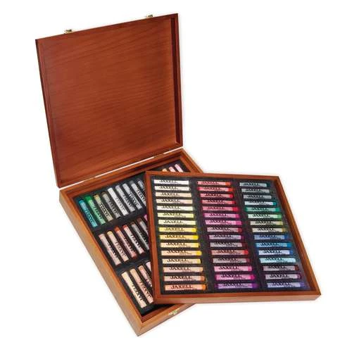 Jaxell Extra Fine Artists' Pastel Wooden Box Set 1 Jaxell Extra Fine Artists' Pastel Wooden Box Set