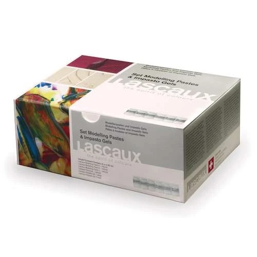 Lascaux Modelling Paste & Impasto Gel Set 1 Lascaux Modelling Paste & Impasto Gel Set