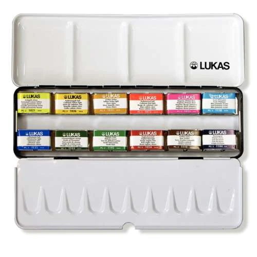 Lukas Aquarelle 1862 Watercolour Box Sets 2 Lukas Aquarelle 1862 Watercolour Box Sets - Image 2