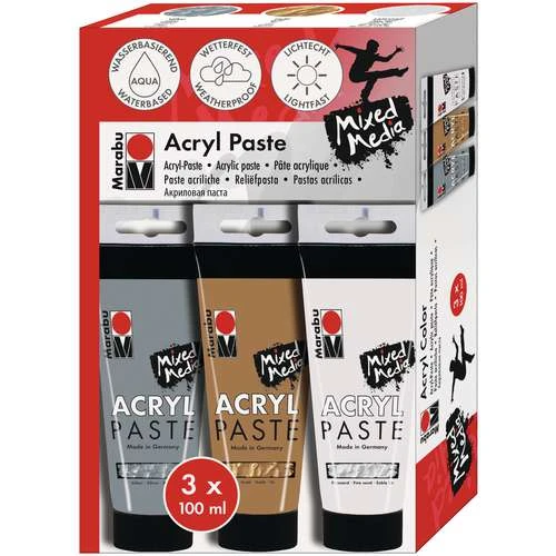 Marabu Acryl Paste Pack 2 Marabu Acryl Paste Pack - Image 2