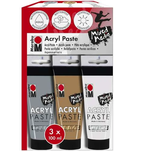 Marabu Acryl Paste Pack 1 Marabu Acryl Paste Pack