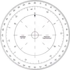 Minerva Trigonometric Protractor