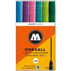 Molotow One4All 127HS Marker Pen Sets 8 Molotow One4All 127HS Marker Pen Sets -Da Vinci Shop MolotowOne4All127HSMarkerPenSets 3