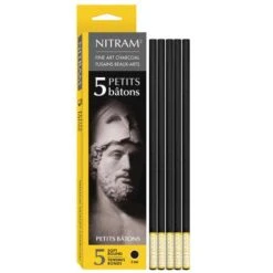 Nitram Charcoal Batons - Extra Soft -Da Vinci Shop NitramCharcoalBatons ExtraSoft 4