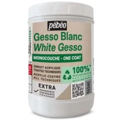Pebeo Pébéo Studio Green Extra, White Acrylic Gesso -Da Vinci Shop PC3A9bC3A9oStudioGreenExtra2CWhiteAcrylicGesso 2