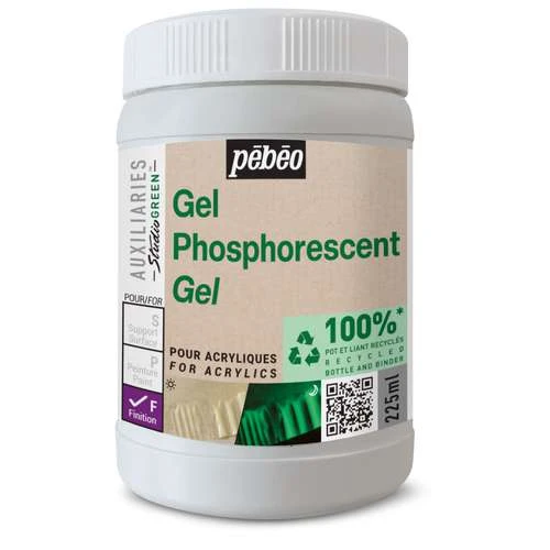 Pebeo Pébéo Studio Green Phosphorescent Gel 1 Pebeo Pébéo Studio Green Phosphorescent Gel