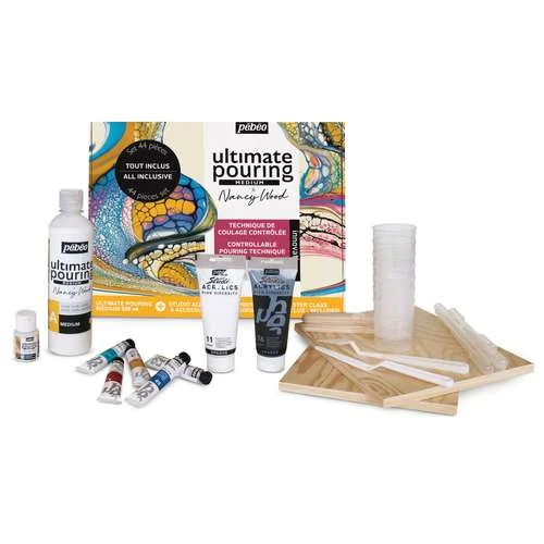Pebeo Pébéo Ultimate Pouring Medium 'Nancy Wood' Set 2 Pebeo Pébéo Ultimate Pouring Medium 'Nancy Wood' Set - Image 2