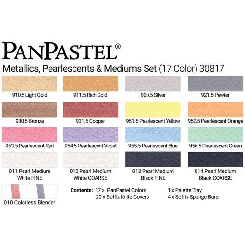 PanPastel® | Artists' Ultra Soft Pastel — 17 Metallic & Pearlescent Colours + Mediums 2 PanPastel® | Artists' Ultra Soft Pastel — 17 Metallic & Pearlescent Colours + Mediums - Image 2