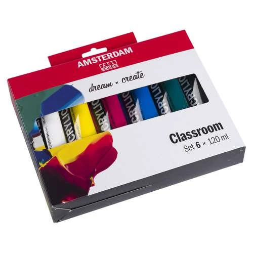 Royal Talens | AMSTERDAM Classroom Set — 6 X 120 Ml Tubes 2 Royal Talens | AMSTERDAM Classroom Set — 6 X 120 Ml Tubes - Image 2