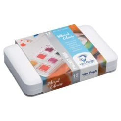 Royal Talens | Van Gogh Pocket Boxes — 12 Half Pans -Da Vinci Shop RoyalTalens7CvanGoghPocketBoxesE2809412halfpans 3