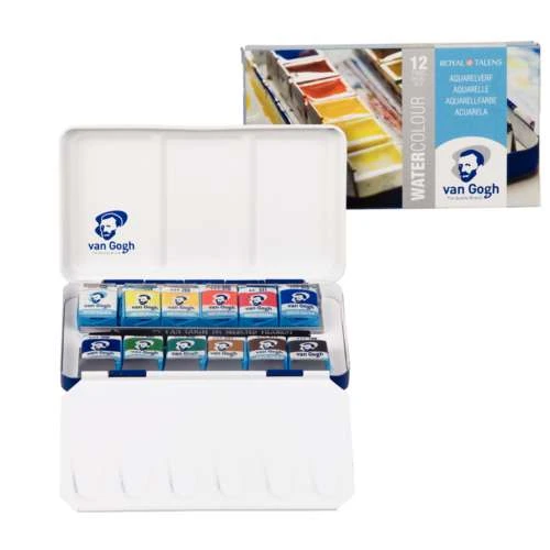 Royal Talens Van Gogh Watercolour Metal Box Sets 2 Royal Talens Van Gogh Watercolour Metal Box Sets - Image 2