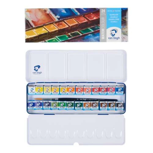 Royal Talens Van Gogh Watercolour Metal Box Sets 6 Royal Talens Van Gogh Watercolour Metal Box Sets - Image 6