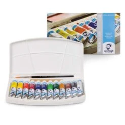 Royal Talens Van Gogh Watercolour Set - 12 X 10ml Tubes -Da Vinci Shop RoyalTalensVanGoghWatercolourSet 12x10mltubes 5