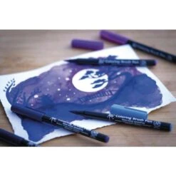 SAKURA | Koi Coloring Brush Pen Sets — 6 Pens -Da Vinci Shop SAKURA7CKoiColoringBrushPensetsE280946pens 2