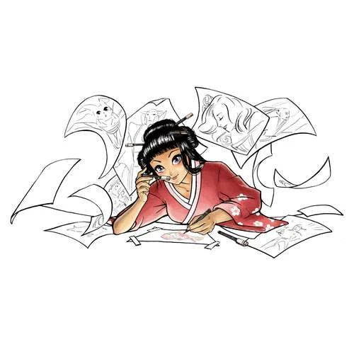 Sakura Koi Coloured Manga Pen Set 4 Sakura Koi Coloured Manga Pen Set - Image 4