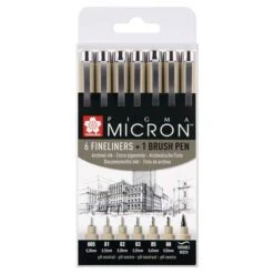 Sakura Pigma Micron 7 Piece Set