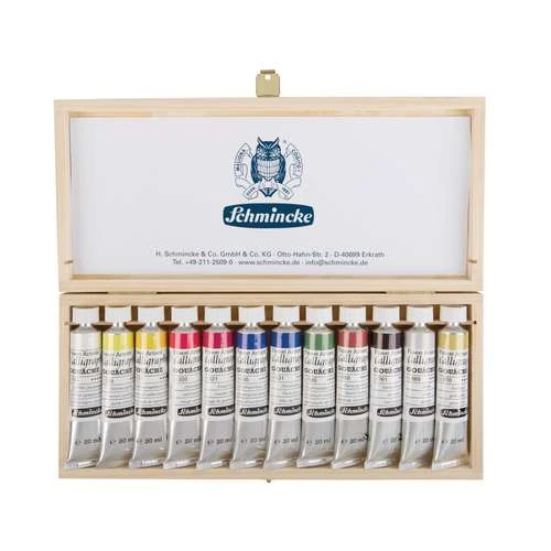 Schmincke Calligraphy Gouache Set 1 Schmincke Calligraphy Gouache Set