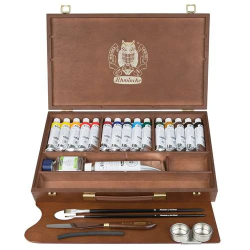 Schmincke Norma Professional Oil Paint & Accessories Set 1 Schmincke Norma Professional Oil Paint & Accessories Set