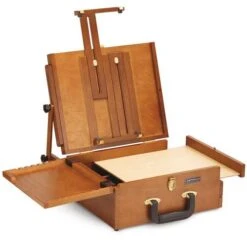 Sienna Pochade All-in-One Wooden Box 9 Sienna Pochade All-in-One Wooden Box -Da Vinci Shop SiennaPochadeAll in OneWoodenBox 3
