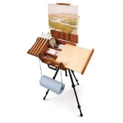 Sienna Pochade All-in-One Wooden Box 11 Sienna Pochade All-in-One Wooden Box -Da Vinci Shop SiennaPochadeAll in OneWoodenBox 5